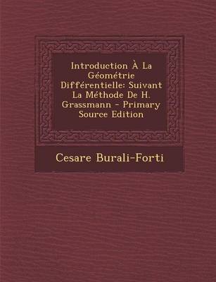 Book cover for Introduction a la Geometrie Differentielle