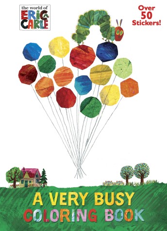 Book cover for A Very Busy Coloring Book (The World of Eric Carle)