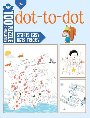 Book cover for 100 Puzzle Challenge: Dot-To-Dot