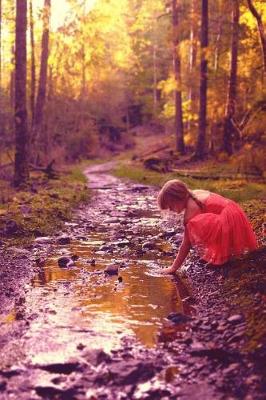 Book cover for A Girl in Nature by a Stream Journal