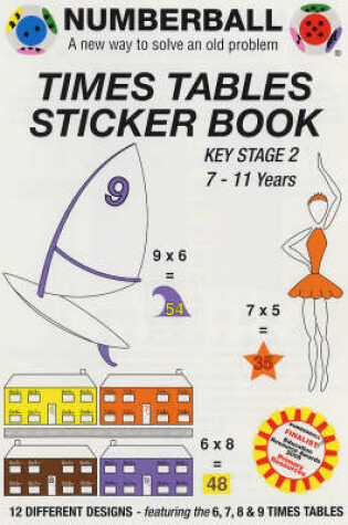 Cover of Numberball Times Tables Sticker Book