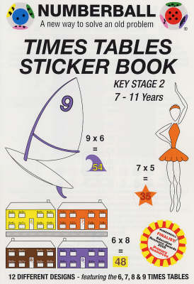 Cover of Numberball Times Tables Sticker Book