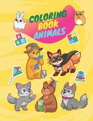 Book cover for Coloring book animals