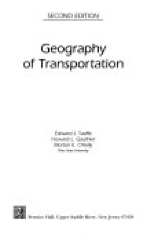 Cover of Geography of Transportation