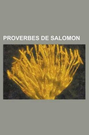Cover of Proverbes de Salomon