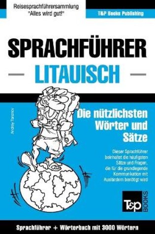 Cover of Sprachfuhrer Deutsch-Litauisch und thematischer Wortschatz mit 3000 Woertern