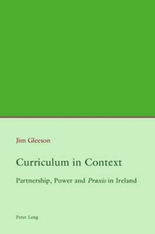 Cover of Curriculum in Context