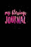 Book cover for My Blessings Journal