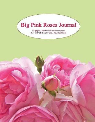 Book cover for Big Pink Roses Journal