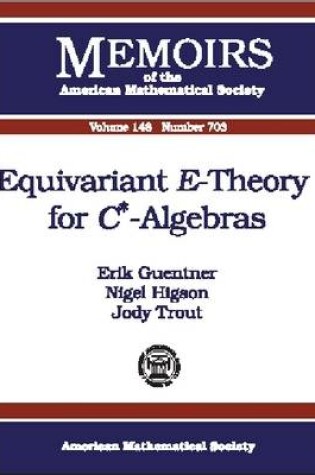 Cover of Equivariant E-theory for C -algebras