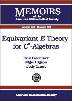 Book cover for Equivariant E-theory for C -algebras