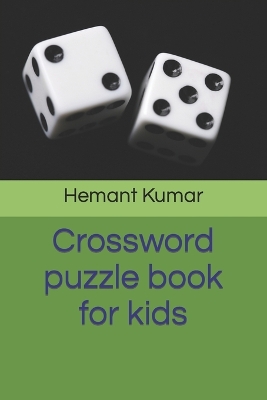 Book cover for Crossword puzzle book for kids