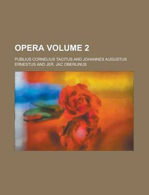 Book cover for Opera Volume 2