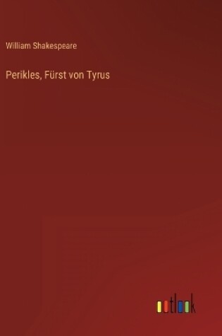 Cover of Perikles, Fürst von Tyrus