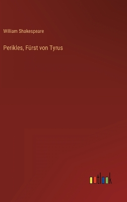 Book cover for Perikles, Fürst von Tyrus