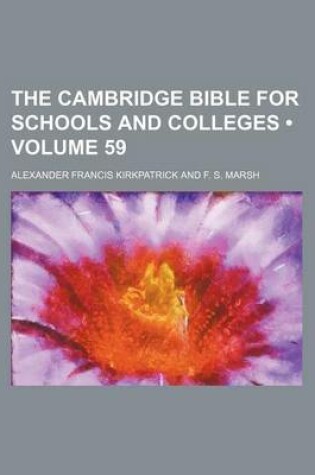 Cover of The Cambridge Bible for Schools and Colleges (Volume 59)