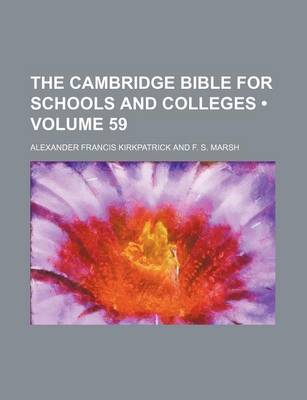 Book cover for The Cambridge Bible for Schools and Colleges (Volume 59)