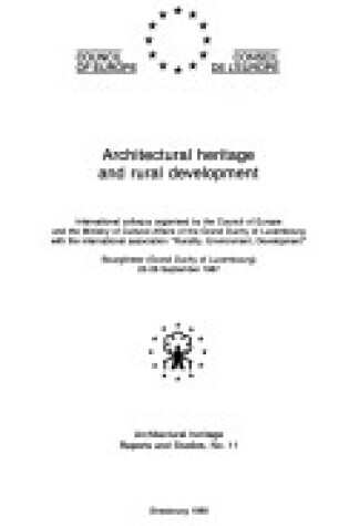 Cover of Architectural Heritage and Rural Development