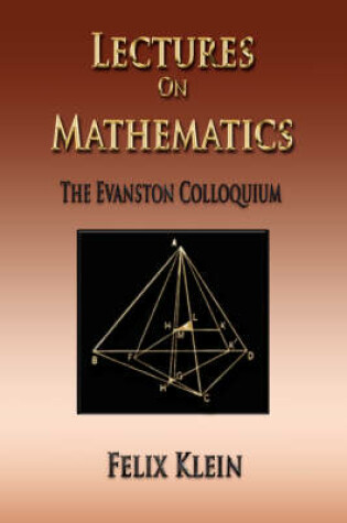 Cover of Lectures on Mathematics - The Evanston Colloquium