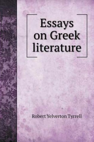 Cover of Essays on Greek literature