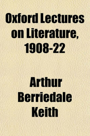 Cover of Oxford Lectures on Literature, 1908-22