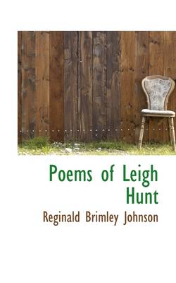 Book cover for Poems of Leigh Hunt