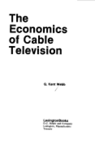 Cover of Economics of Cable Television