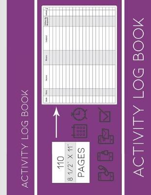 Book cover for Purple Activity Log