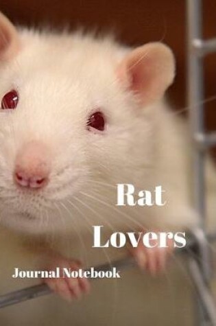 Cover of Rat Lovers Journal Notebook