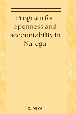 Book cover for Program for openness and accountability in Narega