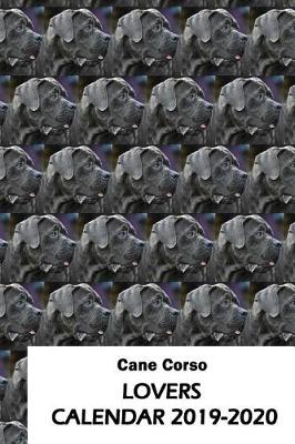 Book cover for Cane Corso Lovers Calendar 2019-2020