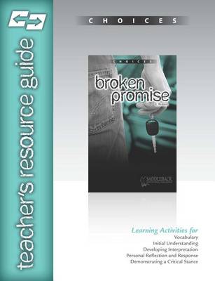 Book cover for Broken Promise Teacher's Resource Guide CD