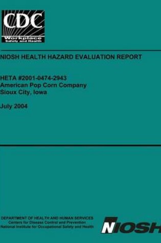 Cover of Niosh Health Hazard Evalutation Report Heta 2001-0474-2943