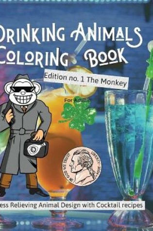 Cover of Drinking Animals Coloring Book