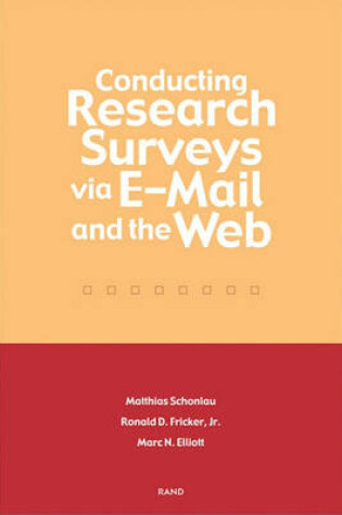 Cover of Conducting Research Surveys Via E-mail and the Web