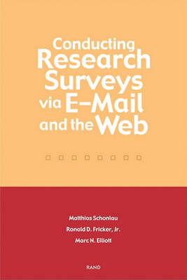 Book cover for Conducting Research Surveys Via E-mail and the Web