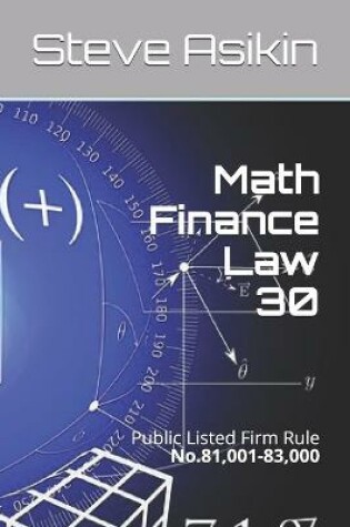 Cover of Math Finance Law 30