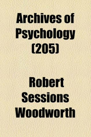 Cover of Archives of Psychology (205)