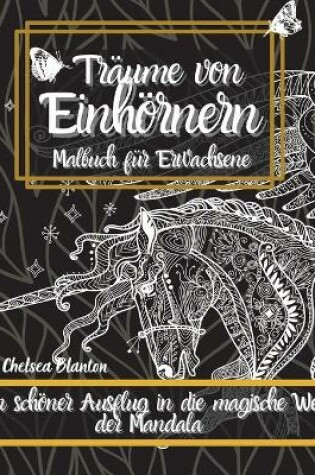 Cover of Traume von Einhoernern - Malbuch fur Erwachsene