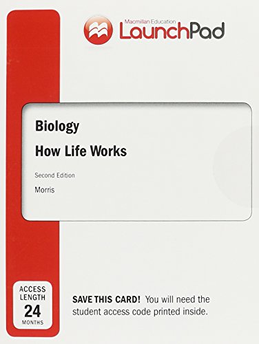 Book cover for LaunchPad for Biology: How Life Works (12 Month Access Card)