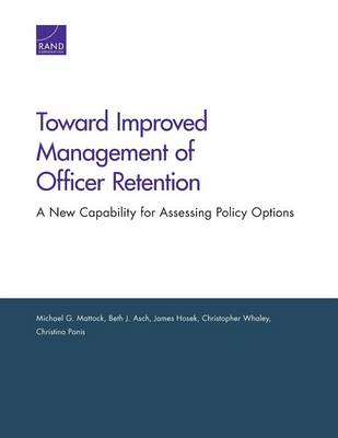 Book cover for Toward Improved Management of Officer Retention