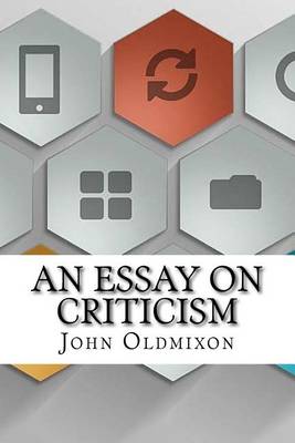 Book cover for An Essay on Criticism