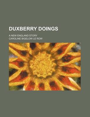 Book cover for Duxberry Doings; A New England Story