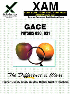 Cover of Gace Physics 030, 031 Teacher Certification Test Prep Study Guide