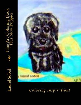 Cover of Fine Art Coloring Book Plus New Puppies