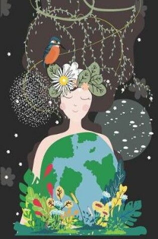 Cover of Beautiful Mother Earth Holding Planet Earth 2019 to 2020 Mid Year Diary