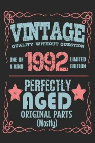 Cover of Vintage Quality Without Question One of a Kind 1992 Limited Edition Perfectly Aged Original Parts Mostly