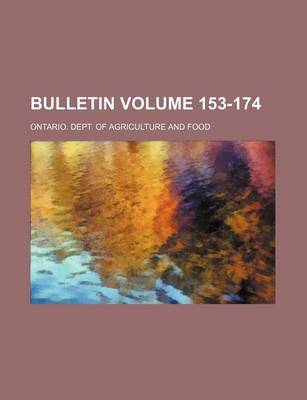 Book cover for Bulletin Volume 153-174