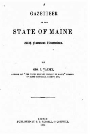 Cover of A Gazetteer of the State of Maine