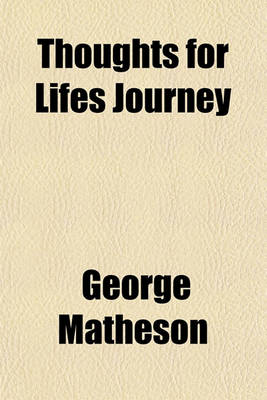 Book cover for Thoughts for Lifes Journey